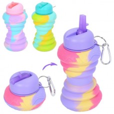 Спортивная бутылка BabyToys MS 4961 складная с карабином Спортивная бутылка BabyToys MS 4961 складная с карабином