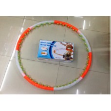 Фітнес-обруч BabyToys C 68888 різнокольоровий пластиковий Фітнес-обруч BabyToys C 68888 різнокольоровий пластиковий