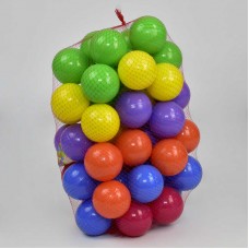  Кульки "80 мм м'які" 12023 в сітці 50 шт "M Toys"