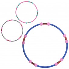 Массажный хулахуп BabyToys MS 4604, 85см, металл Массажный хулахуп BabyToys MS 4604, 85см, металл