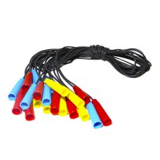 Скакалка спортивная M Toys S0024 черная 2,8 м набор 10 шт