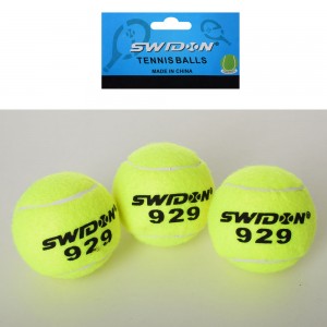 Теннисные мячи MS 1178-1 3шт, 6, 5см, 1 сорт, 40% натур шерсть, тренировке