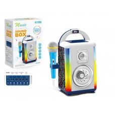 Портативная музыкальная колонка с микрофоном FY912474, Bluetooth, подсветка