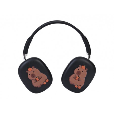 Наушники беспроводные Bluetooth MZ-009, с ушками капибары, аккумулятор, USB-зарядка, 6 цветов