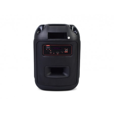 Акустична колонка SMT 0002, 8 дюймів, Bluetooth, підсвітка, мікрофон, TFслот, USBзарядне, FM