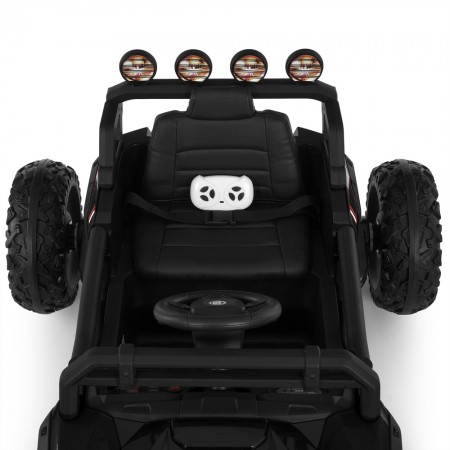 Детский электромобиль Багги Polaris RZR Bambi Racer M 6073EBLR-2 черный, 4 мотора по 35W, EVA, экокожа, MP3, USB, Bluetooth