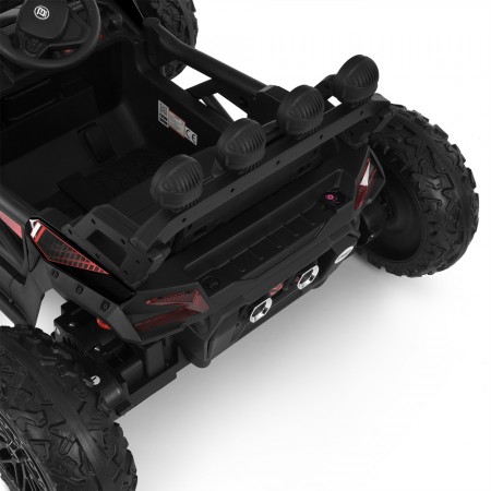 Детский электромобиль Багги Polaris RZR Bambi Racer M 6073EBLR-2 черный, 4 мотора по 35W, EVA, экокожа, MP3, USB, Bluetooth