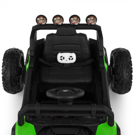 Дитячий електромобіль Багги Polaris RZR Bambi Racer M 6073EBLR-5 зелений, 4 мотори по 35W, EVA, екошкіра, MP3, USB, Bluetooth