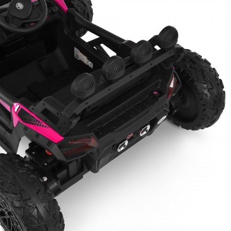 Дитячий електромобіль Багги Polaris RZR Bambi Racer M 6073EBLR-8 рожевий, 4 мотори по 35W, EVA, екошкіра, MP3, USB, Bluetooth
