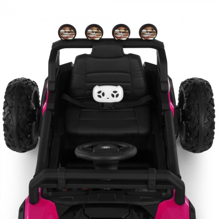 Дитячий електромобіль Багги Polaris RZR Bambi Racer M 6073EBLR-8 рожевий, 4 мотори по 35W, EVA, екошкіра, MP3, USB, Bluetooth