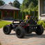 Детский электромобиль Багги Polaris RZR Bambi Racer M 6073EBLR-2 черный, 4 мотора по 35W, EVA, экокожа, MP3, USB, Bluetooth