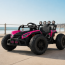 Дитячий електромобіль Багги Polaris RZR Bambi Racer M 6073EBLR-8 рожевий, 4 мотори по 35W, EVA, екошкіра, MP3, USB, Bluetooth