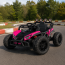 Дитячий електромобіль Багги Polaris RZR Bambi Racer M 6073EBLR-8 рожевий, 4 мотори по 35W, EVA, екошкіра, MP3, USB, Bluetooth