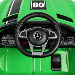 Детский электромобиль Bambi M 4105 EBLR-5 Mercedes AMG GT, зеленый