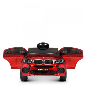 Дитячий електромобіль Bambi M 4299 EBLRS-3 BMW 6 GT, червоний