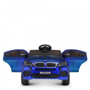 Дитячий електромобіль Bambi M 4299 EBLRS-4 BMW 6 GT, синій