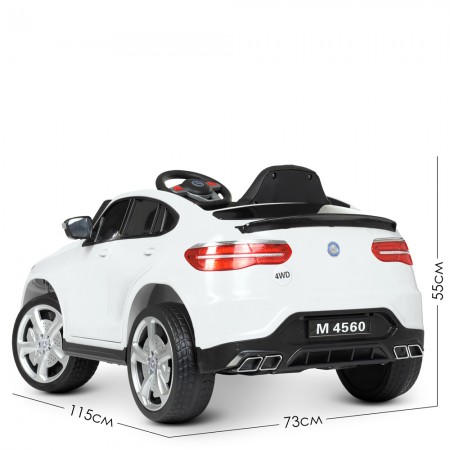 Дитячий електромобіль Bambi M 4560 EBLR-1 Mercedes, білий