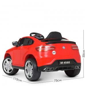 Дитячий електромобіль Bambi M 4560 EBLR-3 Mercedes, червоний