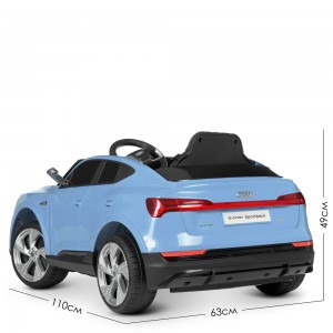Дитячий електромобіль Bambi M 4806 EBLR-4 Audi, синій
