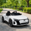 Детский электромобиль Bambi M 4938 EBLR-1 Audi RS e-tron GT белый, 2 мотора по 30W, EVA, экокожа, MP3, USB, TF, Bluetooth