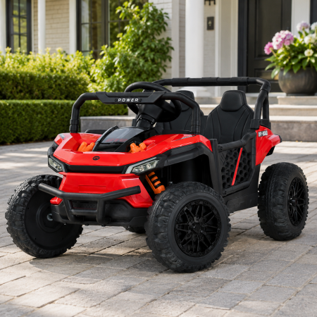 Дитячий електромобіль Джип Баггі Can-Am Maverick Bambi M 5811 EBLR-3 червоний, 2 мотори по 65W, EVA, шкіра, MP3, USB, Bluetooth, TF Дитячий електромобіль Джип Баггі Can-Am Maverick Bambi M 5811 EBLR-3 червоний, 2 мотори по 65W, EVA, шкіра, MP3, USB, Bluetooth, TF