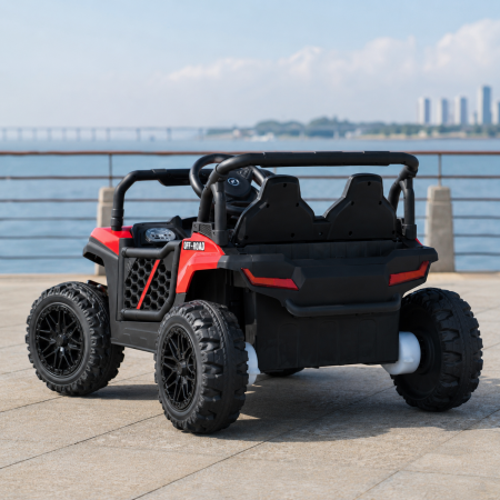 Дитячий електромобіль Джип Баггі Can-Am Maverick Bambi M 5811 EBLR-3 червоний, 2 мотори по 65W, EVA, шкіра, MP3, USB, Bluetooth, TF Дитячий електромобіль Джип Баггі Can-Am Maverick Bambi M 5811 EBLR-3 червоний, 2 мотори по 65W, EVA, шкіра, MP3, USB, Bluetooth, TF