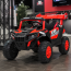 Дитячий електромобіль Джип Багги M 6347EBLR-3, 4 мотори по 35W, MP3, Bluetooth, EVA, шкіра, червоний