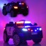 Дитячий електромобіль Джип Bambi M 2775 EBLR-1-2 Police, чорний