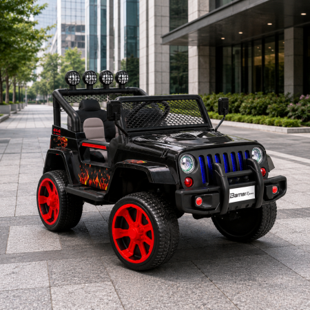 Электромобиль джип Bambi M 3237EBLR-2-3 с пультом, красный Электромобиль джип Bambi M 3237EBLR-2-3 с пультом, красный