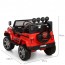 Дитячий електромобіль Джип Bambi M 3237 EBLR-3 Jeep, чорно-червоний