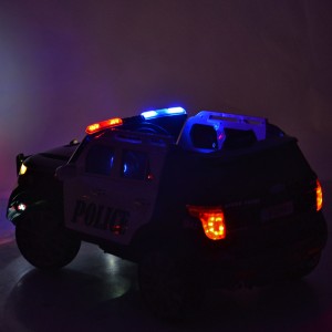 Детский электромобиль Джип Bambi M 3259 EBLR-1-2 Police, черный