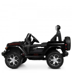 Дитячий електромобіль Джип Bambi M 4176 EBLR-2 Jeep, чорний