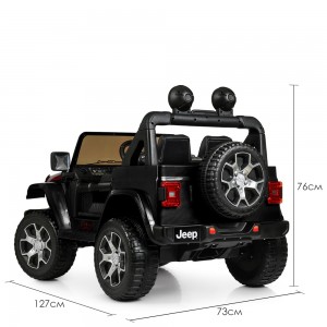 Дитячий електромобіль Джип Bambi M 4176 EBLR-2 Jeep, чорний