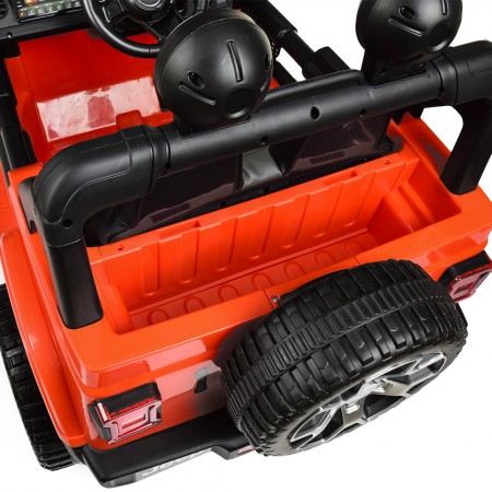 Детский электромобиль Джип Jeep Wrangler Rubicon Bambi M 4176 оранжевый 4 мотора