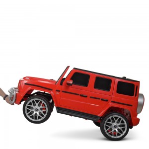 Детский электромобиль Джип Bambi M 4259 EBLR-3 Mercedes,  двухместный, красный