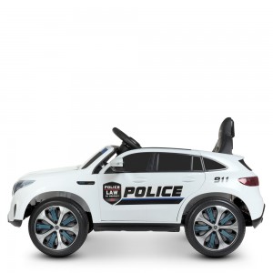 Дитячий електромобіль Джип Bambi M 4519 EBLR-1 Police, білий
