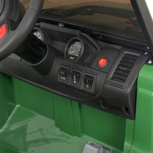 Дитячий електромобіль Джип Bambi M 4557 EBLR-10 Jeep Wrangler, темно-зелений