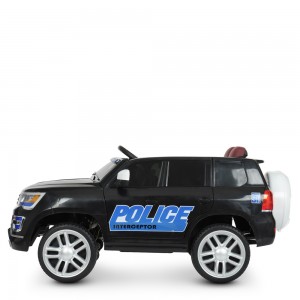 Дитячий електромобіль Джип Bambi M 4610 EBLR-2 Ford Police, чорний