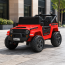 Детский электромобиль Джип Jeep Wrangler M 6287EBLR-3 двухместный красный, 4 мотора по 45W, EVA, кожа, Bluetooth