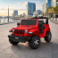 Детский электромобиль Jeep Wrangler Rubicon Bambi красный 4 мотора 35W