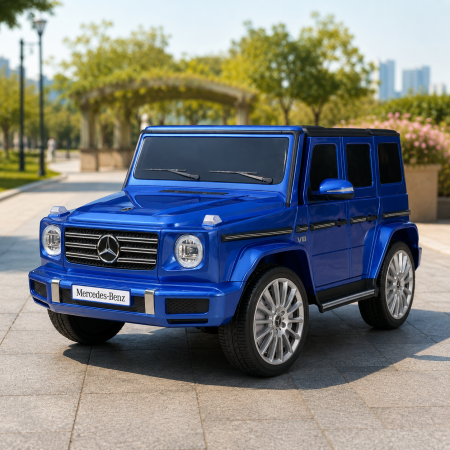 Детский электромобиль Джип Mercedes-Benz G-Class G500 Гелендваген Bambi M 5028 EBLRS-4 крашеный синий, 4 мотора по 25W, EVA, кожа, MP3, USB Детский электромобиль Джип Mercedes-Benz G-Class G500 Гелендваген Bambi M 5028 EBLRS-4 крашеный синий, 4 мотора по 25W, EVA, кожа, MP3, USB