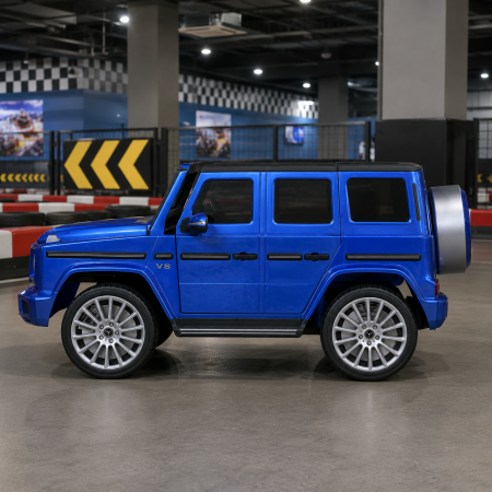 Детский электромобиль Джип Mercedes-Benz G-Class G500 Гелендваген Bambi M 5028 EBLRS-4 крашеный синий, 4 мотора по 25W, EVA, кожа, MP3, USB Детский электромобиль Джип Mercedes-Benz G-Class G500 Гелендваген Bambi M 5028 EBLRS-4 крашеный синий, 4 мотора по 25W, EVA, кожа, MP3, USB