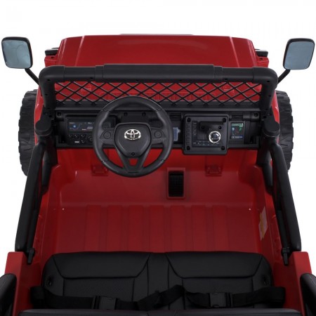 Детский электромобиль Джип Toyota FJ Cruiser 2566AEBLR-3 двухместный, 4 мотора по 35W, EVA, кожа, MP3, USB, Bluetooth, красный Детский электромобиль Джип Toyota FJ Cruiser 2566AEBLR-3 двухместный, 4 мотора по 35W, EVA, кожа, MP3, USB, Bluetooth, красный