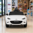 Детский электромобиль Mazda MX-5 M 5846EBLR-1 белый, 4 мотора по 25W, EVA, экокожа, MP3, USB, TF, Bluetooth