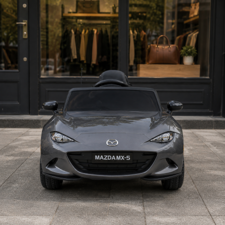 Детский электромобиль Mazda MX-5 M 5846EBLRS-11 серый, 4 мотора по 25W, EVA, кожа, Bluetooth, MP3 Детский электромобиль Mazda MX-5 M 5846EBLRS-11 серый, 4 мотора по 25W, EVA, кожа, Bluetooth, MP3