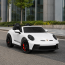 Детский электромобиль Porsche 911 GT3 RS M 6111EBLR-1 двухместный, 2 мотора по 320W, EVA, кожа, MP3, Bluetooth, белый Детский электромобиль Porsche 911 GT3 RS M 6111EBLR-1 двухместный, 2 мотора по 320W, EVA, кожа, MP3, Bluetooth, белый