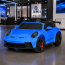 Детский электромобиль Porsche 911 GT3 RS M 6111EBLR-4 двухместный, 2 мотора по 320W, EVA, кожа, Bluetooth, MP3, синий Детский электромобиль Porsche 911 GT3 RS M 6111EBLR-4 двухместный, 2 мотора по 320W, EVA, кожа, Bluetooth, MP3, синий