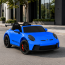 Детский электромобиль Porsche 911 GT3 RS M 6111EBLR-4 двухместный, 2 мотора по 320W, EVA, кожа, Bluetooth, MP3, синий