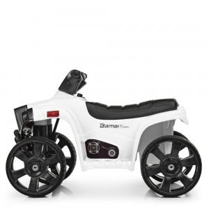 Детский электро квадроцикл Bambi M 3893 EL-1, белый