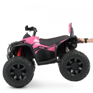 Дитячий електро квадроцикл Bambi M 4795 EBLR-8, рожевий